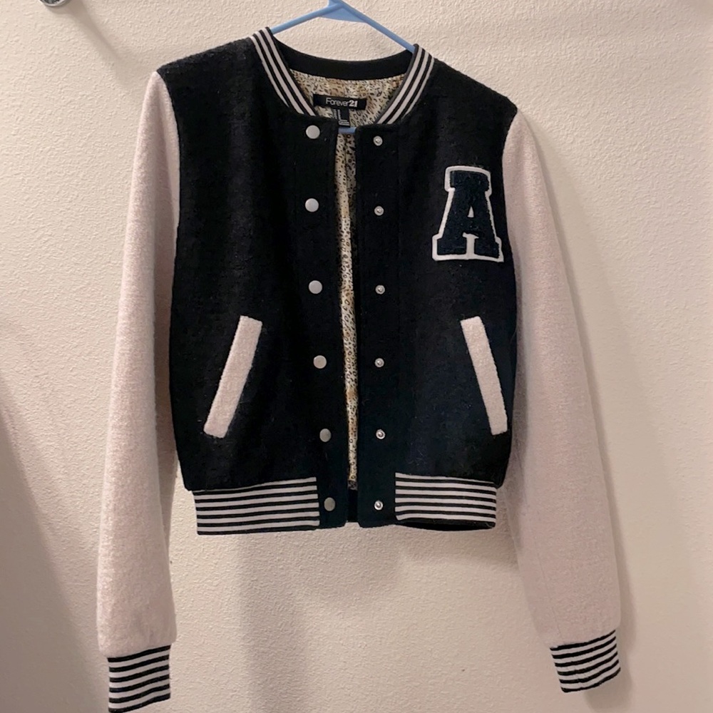 Forever 21 Varsity Jacket Jr's (M)